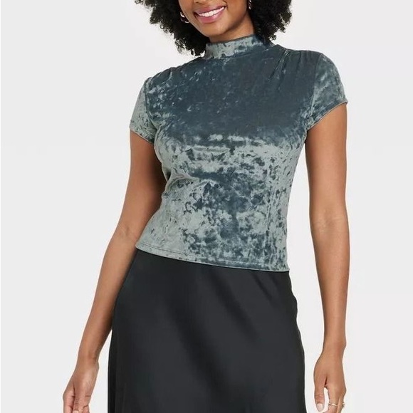 a new day Tops - 🎉✨A New Day A New Day Velvet T-Shirt Size Medium